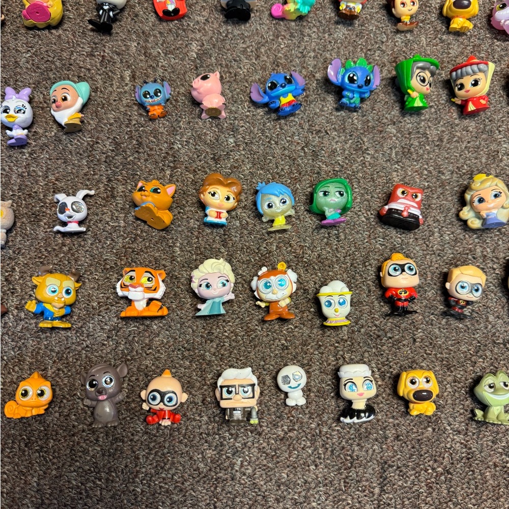 Disney Assorted Character Mini Figurines Collection 2" Contemporary Lot 60 total - Picture 3 of 4